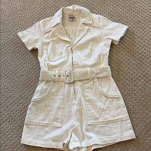 Show Me Your MuMu Cream Romper